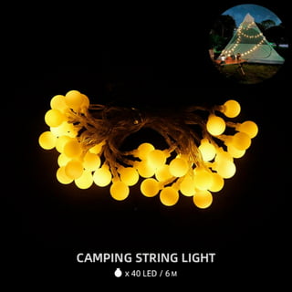 1pc, 6m/40 Led, Warm White Usb Powered Led String Lights For Outdoor Camping  Tent, Patio, Birthday Party, Bedroom Decorations