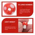 thumbnail image 2 of Jewelry Making Accessories Red Diy Earring Making 30Pcs 1.3X0.39in, 2 of 8
