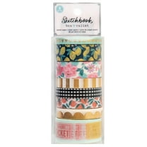 Bea Valint Sketchbook Washi Tape-8 Pieces