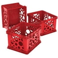 thumbnail image 1 of Storex 61461U03C Classe Grand Fichier Caisse&44; Rouge - Pack de 3, 1 of 1