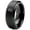 1-Black Step Bevel Tungsten, variant on Graduation Gamer Tungsten Ring Black Wedding Band Men 21st Birthday Gifts for Guys Couple Jewelry