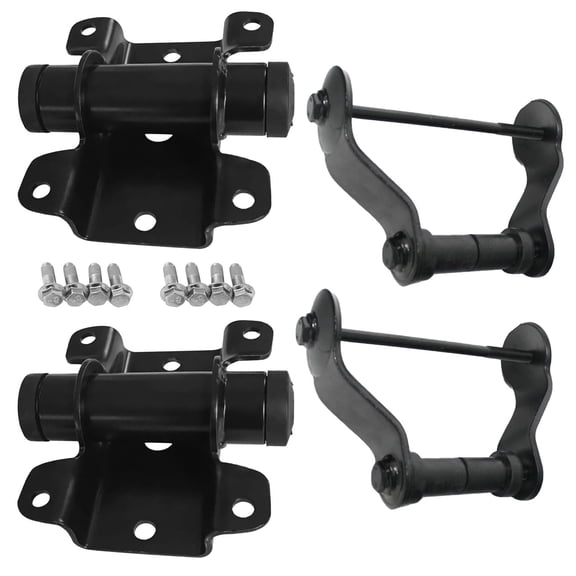 BST BSSPS Rear Leaf Spring Hanger Shackles For Chrysler Town & Country 2001-2007,For Chrysler Voyager 2001-2003,For Dodge Caravan 2001-2007,For Rear Spring Rearward Bracket Kit 722-080 722-081