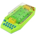 thumbnail image 1 of 1pc Mini Tabletop Soccer Game Toy Educational Double Battle Desktop Football Match Machine No Battery, 1 of 5