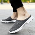thumbnail image 3 of Oyedens Mens Mules Sneakers Wide Width Slip on Loafers Driving Walking Athletic Tennis Running Shoes, 3 of 7
