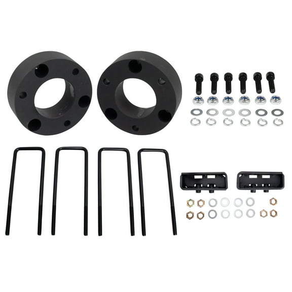 TRQ 2.5" Front 2" Rear Suspension Lift Leveling Kit for 07-19 Silverado Sierra SKA28797