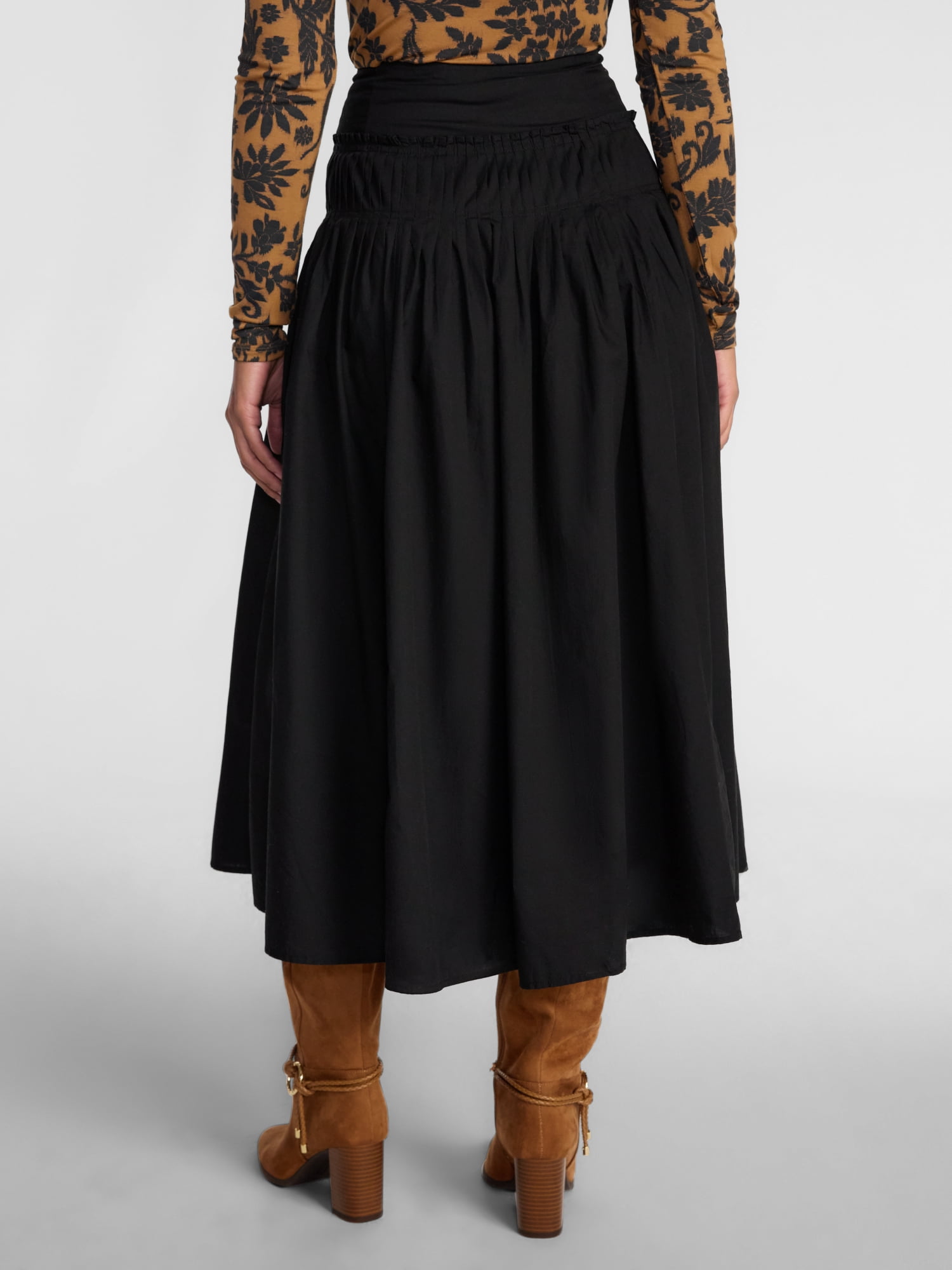 Scenario Women's and Women's Plus Drop Waist Skirt, Sizes 0-28W