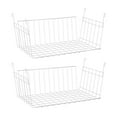 thumbnail image 1 of ClosetMaid 17 In Wide Hanging Basket for Wire Shelving, White (2 Pk), 1 of 6
