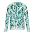 thumbnail image 5 of Blusas y camisas de manga larga con cuello redondo para hombre, blusa informal de manga larga con cuello redondo y estampado., 5 of 5