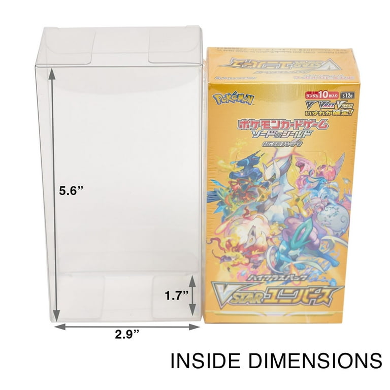 pokemon booster box dimensions Platinum Protectors for Pokemon 151 Booster Bundle Boxes UV & Scratch-Resistant 10 Pack main image 0