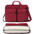 thumbnail image 1 of Funda de transporte para portátil KINGSLONG Slim de 17,3 pulgadas, color rojo, 1 of 6