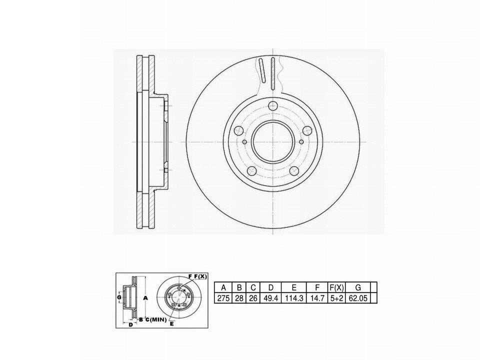 Winstop Brake Kits, Front WSK201, Toyota Camry 1995-1992