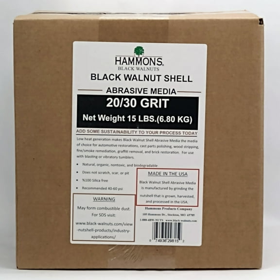 Black Walnut Shell Abrasive Media