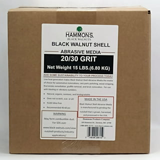 Agra Grit BGF25 Walnut Shell Blasting Fine-Grit (25 lb. per Box)
