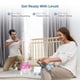 thumbnail image 4 of LEVOIT - Humidificadores para dormitorio, vaporizador ultrasónico de aire frío para bebés (sin BPA), fácil de limpiar, luz nocturna, dura hasta 24 horas, 2,4 L, rosa, 4 of 5