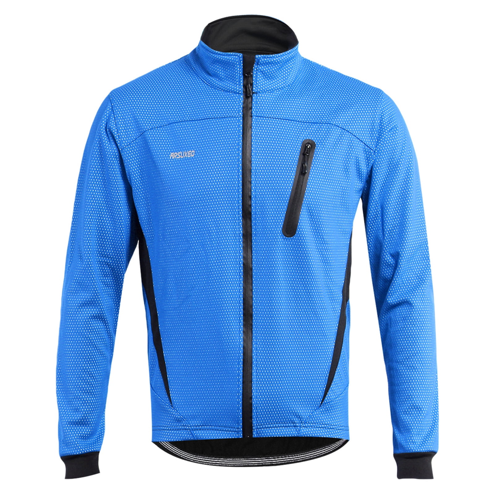 Blue cycling jacket online