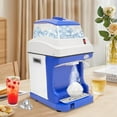 thumbnail image 3 of Ice Shaver Commercial, Ice Crusher Electric Shaved Ice Machine 250W Automatic Snow Cone Maker 1400RPM Thickness Adjustable, 264 LBS/H Ice Shaving Machine, 3 of 9