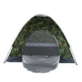thumbnail image 2 of 3-4 Person Waterproof Tent with Instant Setup and Ventilation, Lightweight Small Camping Tent with Carrying Bag, for Hiking, Camouflage, 2 of 9