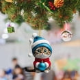 thumbnail image 5 of MOQIN Christmas Tree Decorative Pendant, Christmas Cat Ornament Set Xmas Decor Tree Hanging Cat Acrylic Holiday Decoration Cute Cat Ornaments for Christmas Tree Outdoor Hanging, 5 of 6