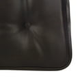 thumbnail image 3 of Gripper Non Slip 15" x 16" Faux Leather Dark Brown Chair Cushion, 3 of 5