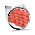 thumbnail image 1 of Filete de lomo de la textura de la carne cruda de alimentos Anillo de compromiso de boda de amor ajustable Unbranded M, 1 of 3