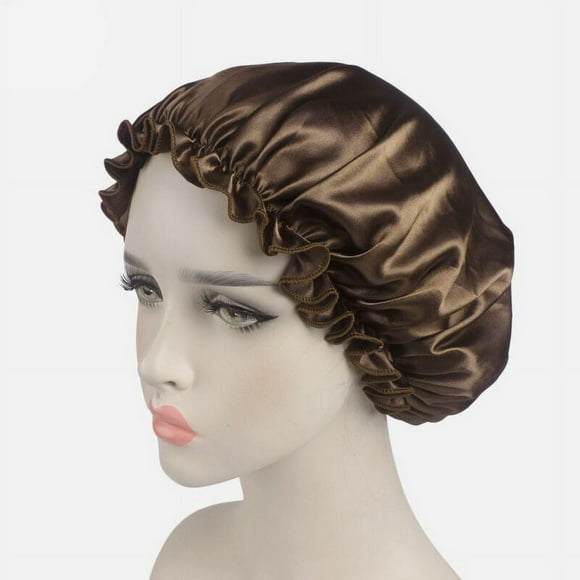 Wentin Bonnet de Nuit Turban Foulard Islamique en Satin Femme Chapeau Doux
