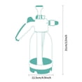 thumbnail image 2 of 2L Pressure Sprayer Bottle with Extension Wand & Adjustable Nozzle, Garden-Pump Sprayer for Watering Plants, Car Wash, 0.5 Gallon E, 2 of 5