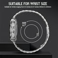 thumbnail image 6 of KANCOKIT For Galaxy Watch Ultra Bands 47mm, No Gap Business Metal Stainless Steel Wristband Replacement Strap for Men Women, Silver, 6 of 8