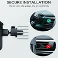 thumbnail image 6 of 360 Adjustable Car Phone Mount Strong Vent Clip Anti Slip Matte Fits Air Vent, 6 of 6