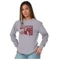 thumbnail image 4 of Popeye Oklahoma OK Local State Pride Long Sleeve TShirt Men Women Brisco Brands S, 4 of 6