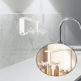 thumbnail image 2 of Modern Wall-Mounted Utensil Storage Solution with Swivel Hangers, Black, 2 of 7