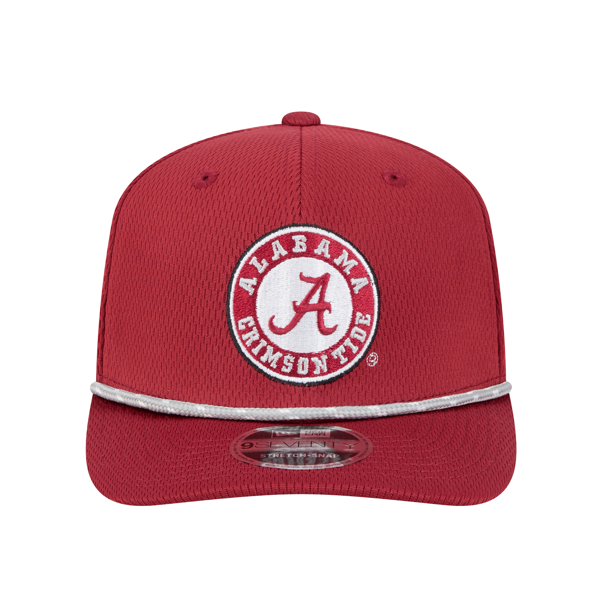 Men's New Era Crimson Alabama Crimson Tide COOLERA 9SEVENTY Rope Stretch-Snap Hat
