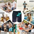 thumbnail image 6 of Dude Perfect Swim Trunk, Men's Quick Dry Board Shorts, Swim Shorts with Mesh Lining, Summer Bathing Suit Beachwear, 6 of 9