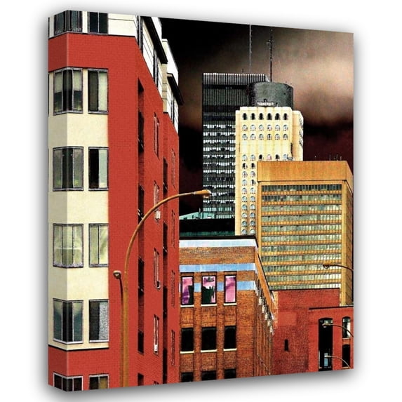 Burney Lieberman 25x32 Gallery Wrapped Canvas Wall Art Titled - Progressivity