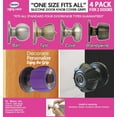 thumbnail image 4 of Enjoy Cover - Silicone Door knob Grips Nonslip Arthritis & Senior Living Aids Fits All Door Knob Universal Size 4 Pack Purple, 4 of 5