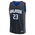 thumbnail image 2 of Men's Fanatics Tristan da Silva Black Orlando Magic 2024 NBA Draft Fast Break Player Jersey - Icon Edition, 2 of 3