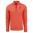thumbnail image 2 of Men's Cutter & Buck Heather Orange Baltimore Orioles Peshastin Eco Fleece Recycled Raglan Quarter-Zip Top, 2 of 3