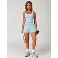 thumbnail image 3 of Two Piece Workout Sets for Women Sports Bra Tank Top High Waist Booty Lifting Shorts Gym Yoga Active Wear Outfits, 3 of 10