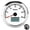 White, variant on YAHHU Advanced 3-in-1 Car and Marine Boat GPS Speedometer Gauge with OLED Screen Multifunctional Pointer Tachometer for Automobiles Black Dial Plate Precision Instrument