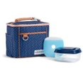 thumbnail image 1 of Fit & Fresh Navy White Dot Promenade Bag, 1 of 1