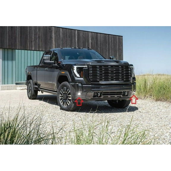 BlingLights Brand LED Halo Fog Lights for 2024 2025 GMC Sierra 2500 3500 HD