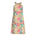 thumbnail image 4 of Time and Tru Women's Printed Halter Dress, 4 of 5