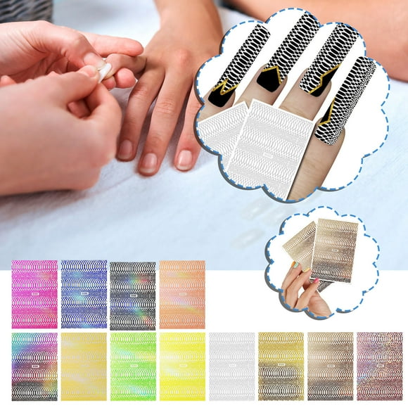 Clearance Sale! Gspmoly Nail Stickers, Snake Pattern Diy Nail Sticker Nail Sticker 12 Colors with Adhesive Nail Art Stickers