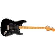 Squier Classic Vibe 70s Stratocaster HSS Electric Guitar, Black, Maple Fretboard