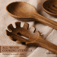 thumbnail image 4 of CAROTE 8-Piece Wooden Cooking Utensils Set for Kitchen, Acacia Wood Utensils Set, 4 of 7