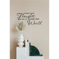thumbnail image 2 of Change Your Thoughts Vinyl Wall Decal - Inspirational Quote Art for Living Room, Bedroom, Office - Removable & Durable Motivational Home Decor Sticker, 2 of 3