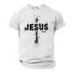 thumbnail image 2 of Camisa Casual de Cuello de la Tripulación de la Impresión de Pascua de Manga Corta de Verano Top Ligero de Poliéster para los Hombres, Camiseta de Manga Corta para el Uso Diario de Primavera Verano, 2 of 8