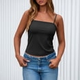 thumbnail image 2 of Women Camisole Shelf Bra Cami Tank Tops Adjustable Spaghetti Strap Tank Top, 2 of 5