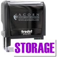 thumbnail image 1 of Large Self-Inking Storage Stamp, Trodat Printy 4913, Press and Print Stamping, Impression Size 7/8" x 2-1/4", Up to 10,000 Impressions - Purple Ink, 1 of 10