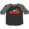 thumbnail image 3 of Inktastic Christmas Red Vintage Truck with Presents Boys or Girls Toddler T-Shirt, 3 of 5