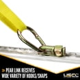 thumbnail image 5 of US Cargo Control Double Stud L Track Fitting With Pear Link, Use With L Track Rails In Your Truck Or Trailer To Create Instant Tie-Down Anchor Points, Working Load Limit Of 1,666 Pounds, 4 Pack, 5 of 5